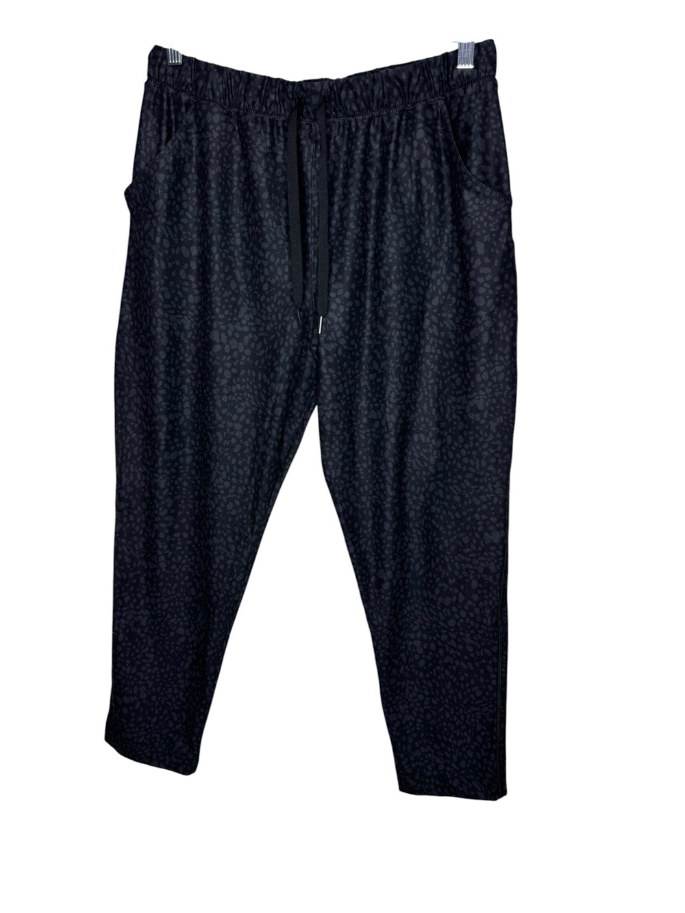 Scorpio Sol Fare Crop Jogger Black Ditsy Cheetah Large